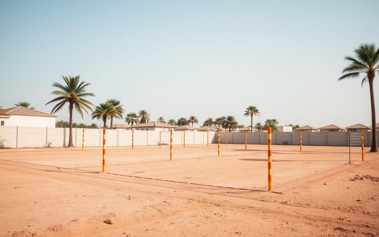 Fenced and surveyed land plot in a Lagos estate